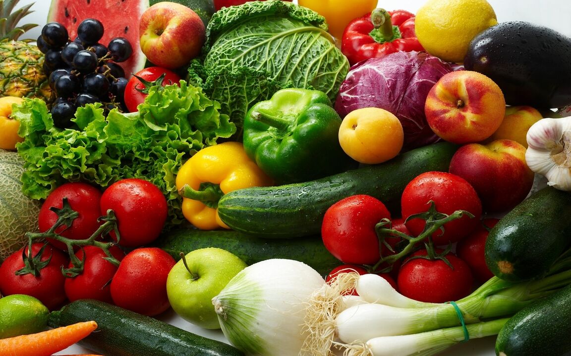 gyümölcsök és zöldségek köszvény ellen