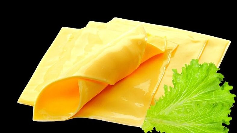 Az ömlesztett sajt tilos a kefir diétán