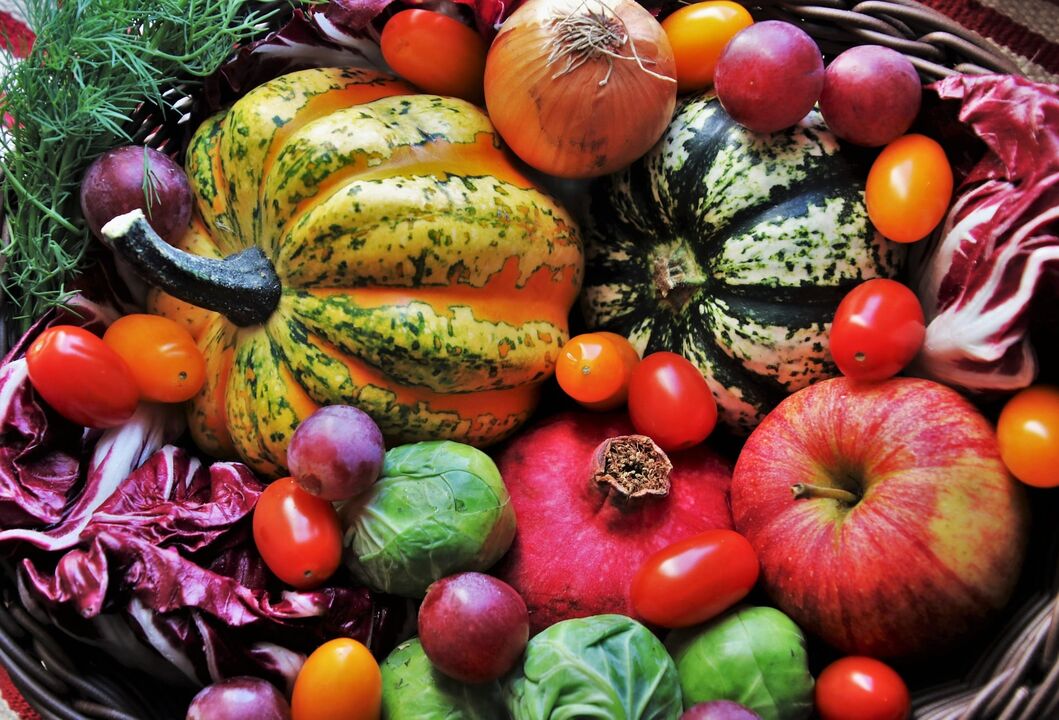 A II-es vércsoportú emberek étrendjének zöldségekből és gyümölcsökből kell állnia. 